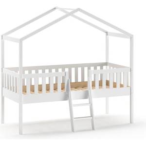 VIPACK Детско легло от бял повдигнат бор 90x200 cm DALLAS - Vipack (DAZG9014)