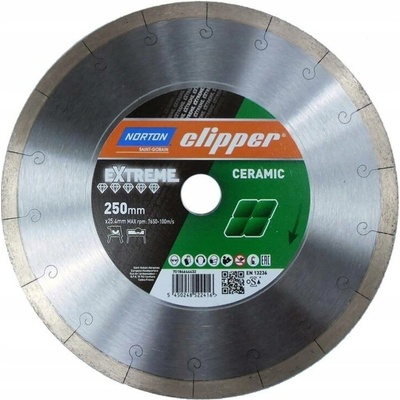 Kotouč na řezání obkladů a dlažeb Norton Clipper 250x25,4 mm
