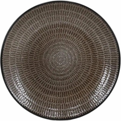 Dezertní talíř Domoletti Chestnut Noir, O 19,5 cm, hnědá