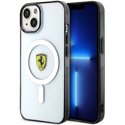 Ferrari Кейс Ferrari FEHMP14MURKT за iPhone 14 Plus 6.7", прозрачен / прозрачен, твърд, Outline Magsafe (FER000570-0)
