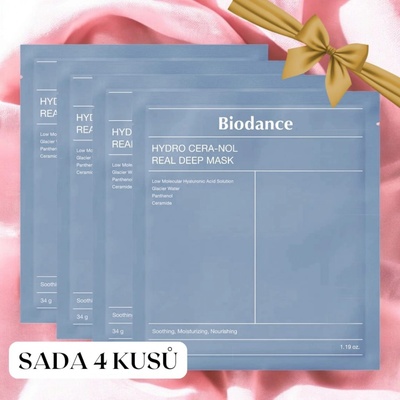 Biodance Hydro Cera-Nol Real Deep Mask - Hydrogelová pleťová maska s ceramidy 34g 4 ks – Zbozi.Blesk.cz