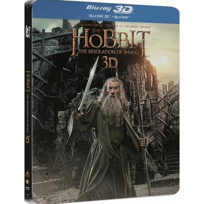 Hobit Šmakova dračí poušť 3D Steelbook BD