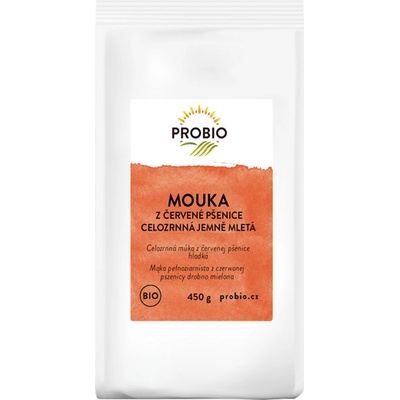 Probio Múka z červenej pšenice celozrnná 450 g