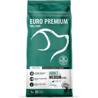 Euro-Premium Adult Medium Chicken & Rice 12 kg