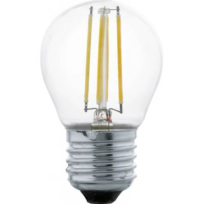 Eglo Filamentová LED žiarovka, E27, G45, 4W, 470lm, 2700K, teplá biela