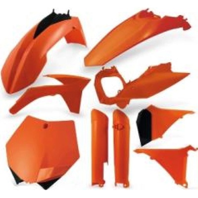 Acerbis plastový full kit full kit sa hodí pre KTM SX 2011 oranž