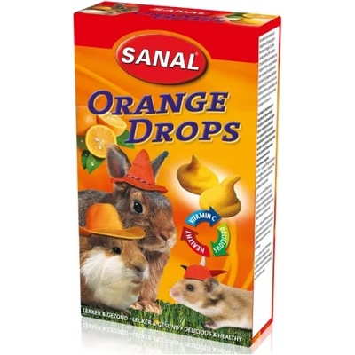 SANAL Дропс SANAL Rodent Orange - с портокал, 45 гр, Холандия SK7150