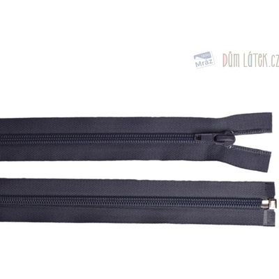 Zips špirálový 6mm deliteľný 90cm tmavo šedý