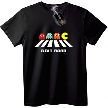 NOONEBRAND Тениска 8-Битов Път Pac-Man - 2XL, White