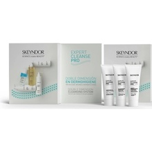 Skeyndor Expert Cleanse Pro micelární olej 5 ml + čistící matující gel 5 ml + vitamínová esence 5 ml darčeková sada