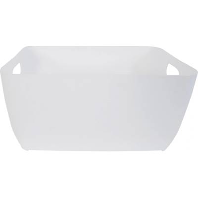 Spirella velký úložný box STORE, bílý, plast, 28 x 21 x 13 cm
