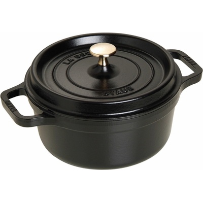 Staub Liatinový hrniec s pokrievkou Cocotte, čierna, 26 cm / 5,2 l 1003920