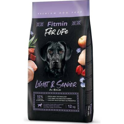 Fitmin For Life Light & Senior All Breeds Poultry Pork Beef 12 kg