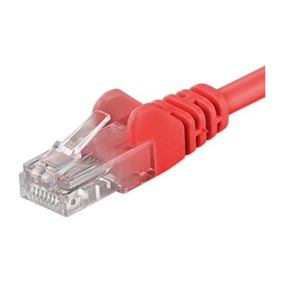 Premiumcord sp6asftp050R Patch, CAT6a S-FTP, RJ45-RJ45, AWG 26/7, 5m, červený