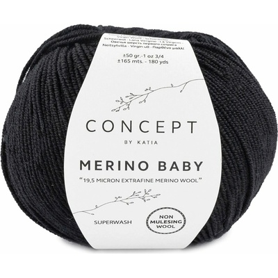 Katia Merino Baby Farba: 02 - Black