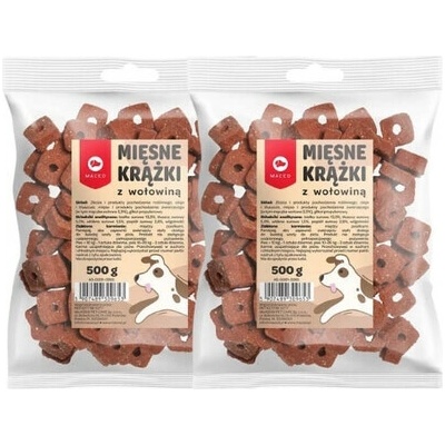 MACED Krúžky z hovädzieho mäsa 2 x 500 g