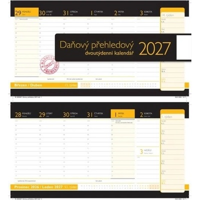Stolní Daňový přehledový 2027