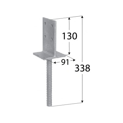 EKOfence Pätka obojstranná 71x130 mm 2038