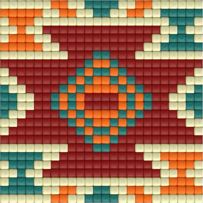 Bright Toys Мозайка с пиксели Bright Toys, 24x24 пиксела - Мотив Канатица (BE24042)