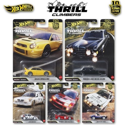 Mattel Hot Wheels Premium Thrill Climbers sada 5 ks