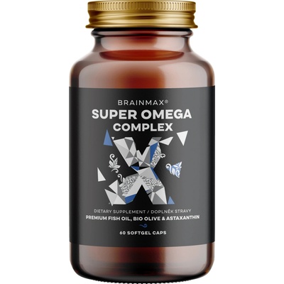 BrainMax Super Omega Complex 60 softgel kapslí