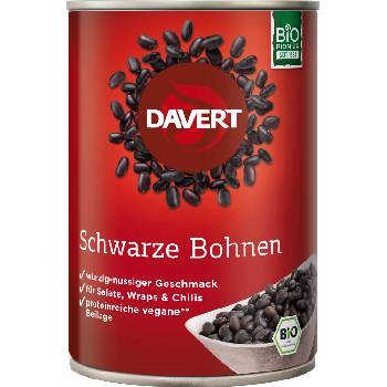 Davert Био черен боб - 400 г