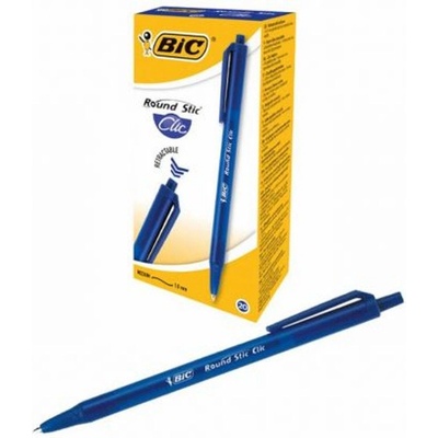 BIC Автоматична химикалка Bic Round Stic Clic 0.4 mm Синя (700034-07-926376)
