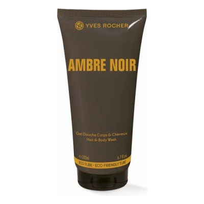Yves Rocher Ambre Noir - Душ гел и шампоан 2в1 за мъже 200мл