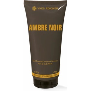 Yves Rocher Ambre Noir - Душ гел и шампоан 2в1 за мъже 200мл
