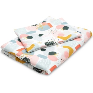  Памучен Комплект За Кошара Abstraction Dots Grey