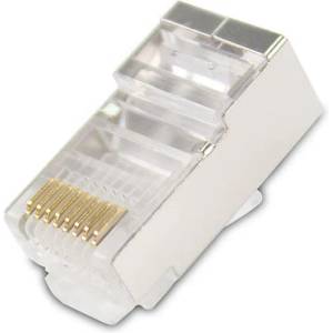 VCOM Конектори RJ-45 STP Shielded - 20 броя (NM026-20pcs)