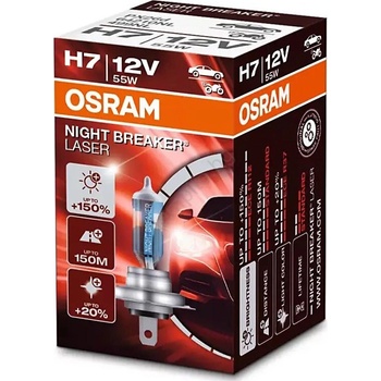 OSRAM КОМПЛЕКТ 2x Авто крушки NIGHT BREAKER H7 PX26d/55W/12V - Osram (OA0012)