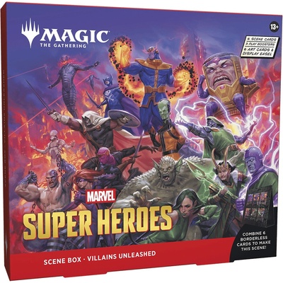 Wizards of the Coast Magic the Gathering Marvel Super Heroes Scene Box Villains Unleashed