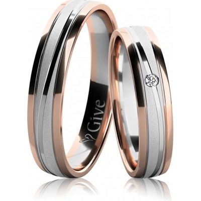 Luxur Snubní prsteny Tira G 4 WN 10
