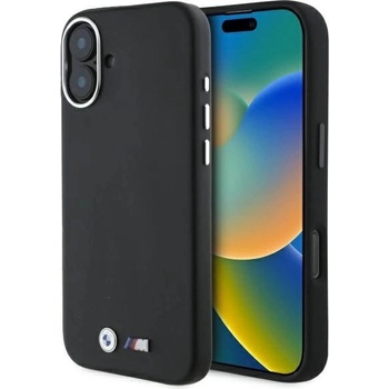 BMW M Smooth Full Wrapped Metal MagSafe Case за iPhone 16 Plus - черен (3666339324575)
