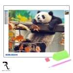 Rila Crafts Диамантена мозайка - гоблен Rila Crafts, 30х40см, Панда (R1-12P) - potrebno