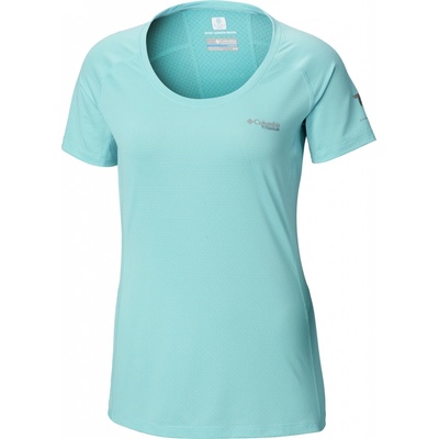Columbia TITANIUM Dámske tričko Titan Trail™ Lite Short Sleeve Clear Blue