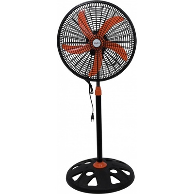 Voltz Вентилатор Oliver Voltz OV51760N18, 50W, 18", 3 скорости, Светлинен индикатор, Регулиране, Черен/оранжев (51760N18BO)