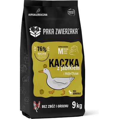 Paka Zwierzaka duck with apple M Mono 9 kg