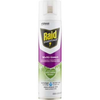 Raid Essentials Multi Insect Insekticid proti létajícímu a lezoucímu hmyzu spray 400 ml