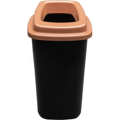 Happy End Plastový koš na tříděný odpad, 90 l, hnědá - PLN 7895