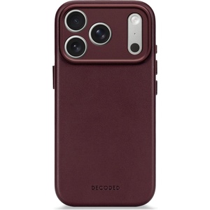 Decoded Калъф за iPhone 17 Pro Max от Decoded - Кожен - Burgundy (K-D26IPO17PMBC1DY)