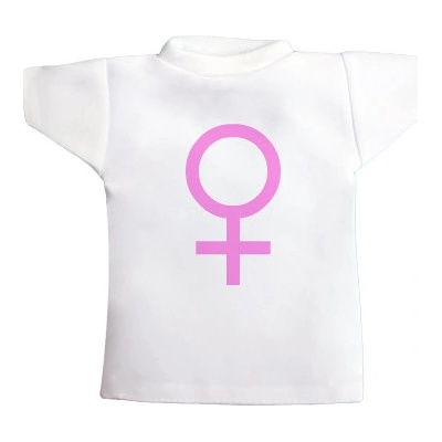 Tričko na láhev Žena pohlaví symbol