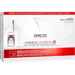 Vichy Ампули против косопад за жени , Vichy Dercos Aminexil Clinical 5 Women 21x6ml