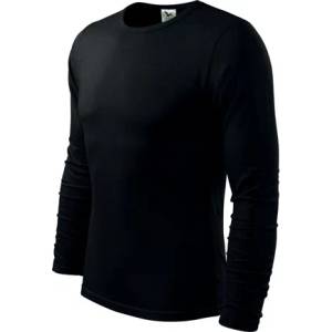 MALFINI Fit-T Тениска с дълъг ръкав, черна, 160 г/м2 (11901)