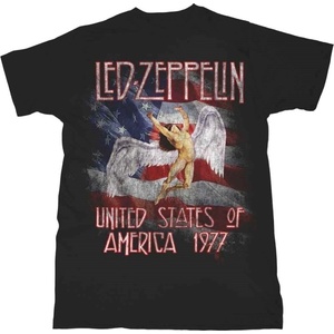 Led Zeppelin Stars N' Stripes USA '77. Black 2XL Риза (LZTS10MB05)