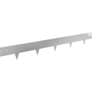 vidaXL Ограда за трева 50 бр. 100 x 12 cm Stainless Steel Сребристо (8008537)