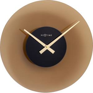 NeXtime Стенен часовник Float кафяв (8196BR)