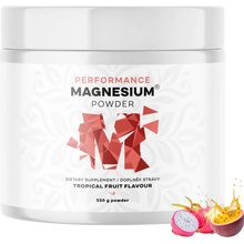 BrainMax Performance Magnesium Powder hořčík bisglycinát v prášku, 550 g tropické ovoce