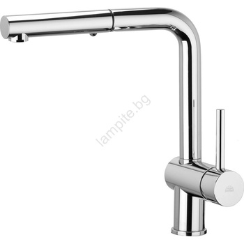 PAFFONI - Кухненски смесител LIGHT с изтеглящ се душ 29, 2 cm лъскав хром (PF0086)